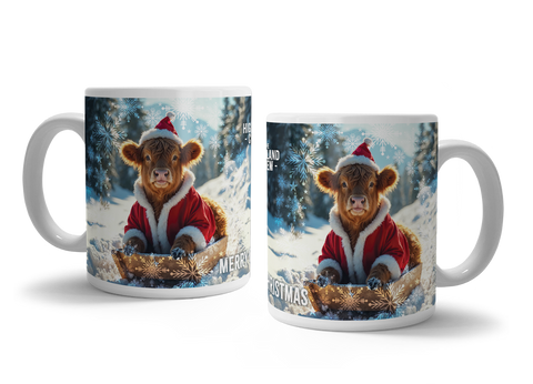 HIGHLAND CREW - Christmas Cow Sledging