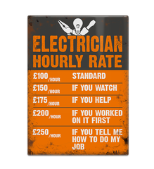HUMOUR - Electrician Hourly Rate