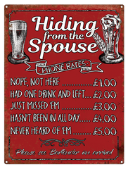 HUMOUR - Hiding From The Spouse