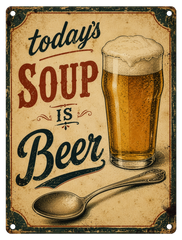 HUMOUR - Today's Soup Is Beer
