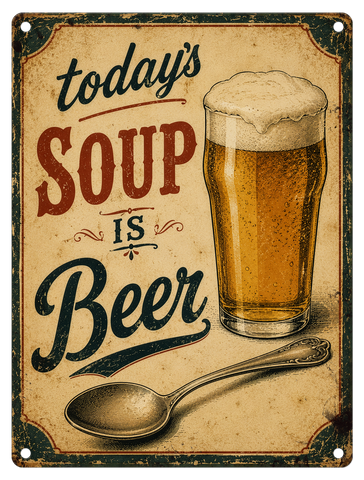 HUMOUR - Today's Soup Is Beer