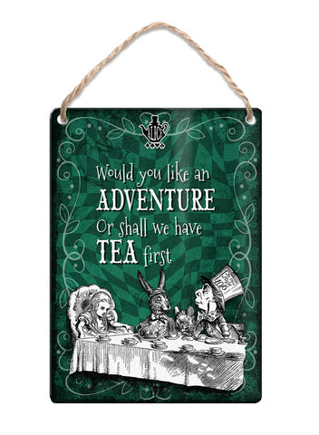 Alice in wonderland Adventure or Tea first fridge magnet