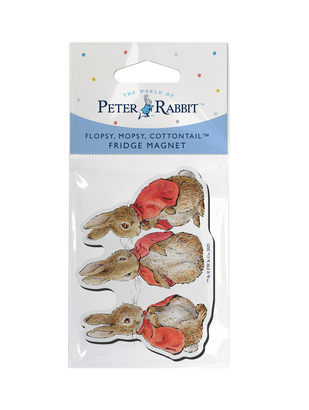 Peter Rabbit Shaped Magnet - Flopsy Mopsy