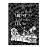 Alice in wonderland adventure or tea first fridge magnet