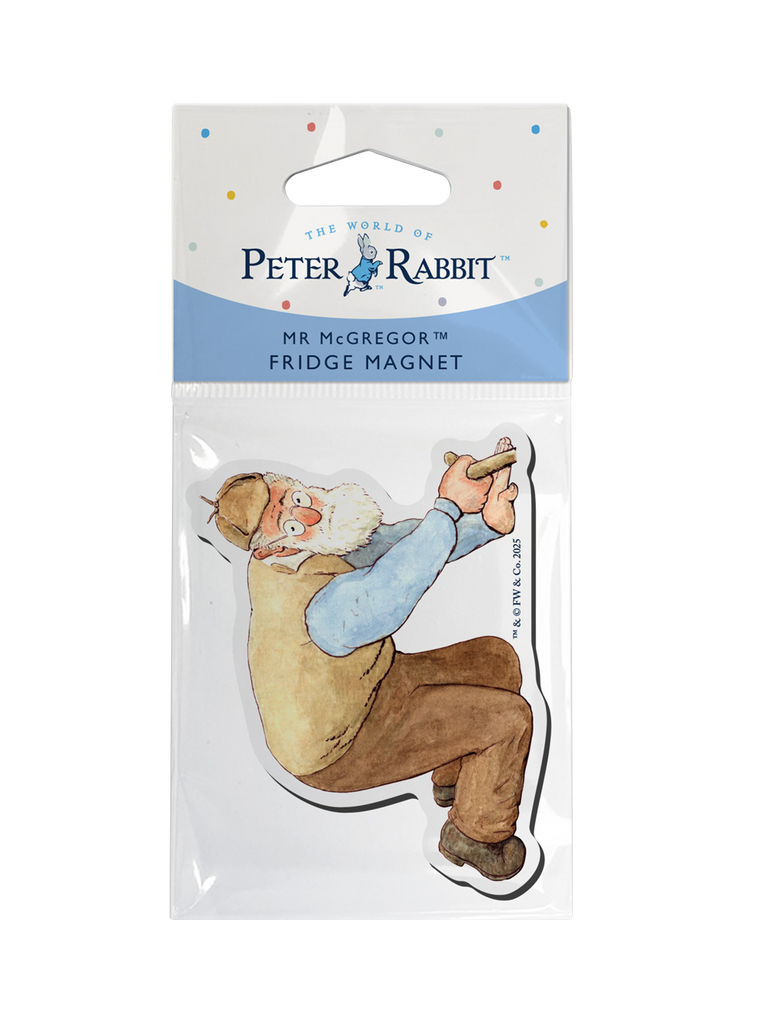 Peter Rabbit Shaped Magnet - Mr McGregor – The Original Metal Sign Company
