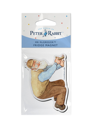 Peter Rabbit Shaped Magnet - Mr McGregor