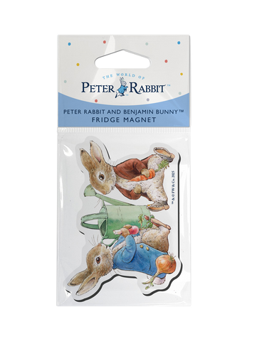 Peter Rabbit Shaped Magnet - Peter and Benjamin