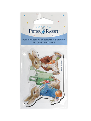 Peter Rabbit Shaped Magnet - Peter and Benjamin