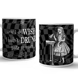 Alice in wonderland drink me mug
