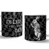 Alice in wonderland I'm Late I'm Late mug