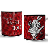 Alice in wonderland Down the Rabbit Hole mug
