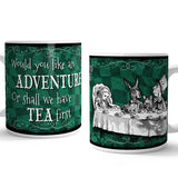 Alice in wonderland Adventure or Tea first mug