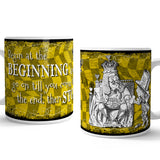 Alice in wonderland Begin at the beginning mug