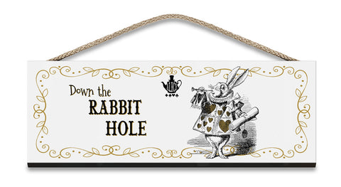 Alice in wonderland Down the Rabbit Hole fridge magnet