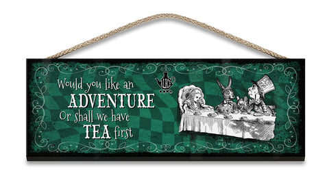 Alice in wonderland Adventure or Tea first fridge magnet