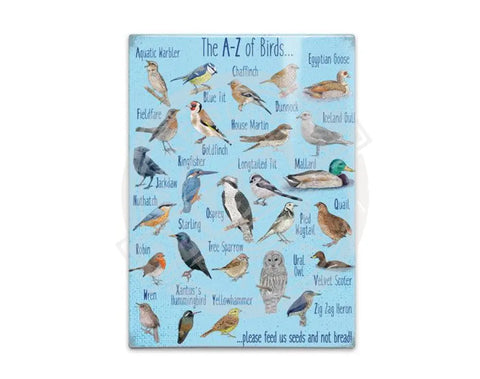 The A-Z of Birds fridge magnet