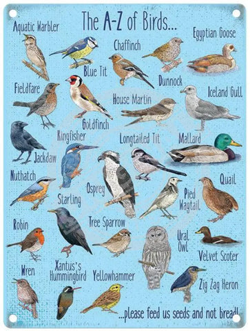 The A-Z of Birds fridge magnet