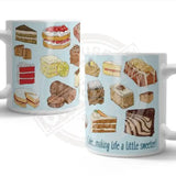 The A-Z of Cake mug