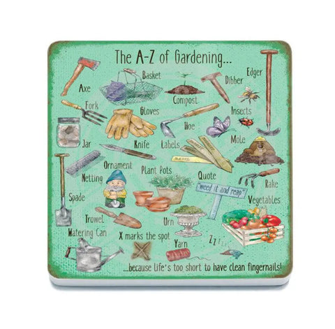 The A-Z of Gardening fridge magnet