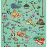 The A-Z of Gardening metal sign