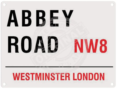 Abbey Road NW8 Westminster Street Sign