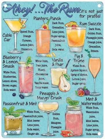 Ahoy the Rum cocktail recipes