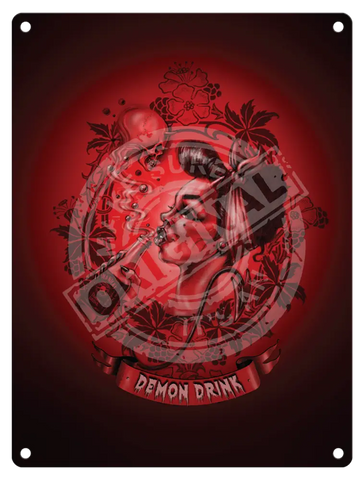 Alchemy - Demon Drink Metal Signs