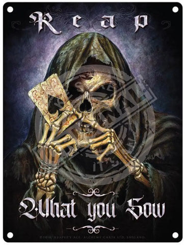 Alchemy Reap what you sow. Reaper with Ace of Spades