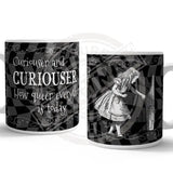 Alice in wonderland Curiouser and curiouser mug