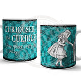 Alice in wonderland Curiouser and Curiouser mug