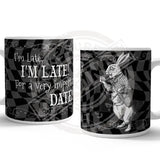 Alice in wonderland I'm Late I'm Late mug