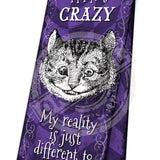 Alice in wonderland I'm not Crazy Magnetic bookmark