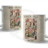 Alice begin at the beginning court scene mug