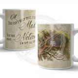 Alice in Wonderland - Cheshire Cat Everyone’s Mad Here Mug Metal Signs