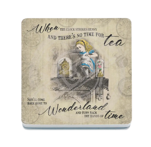 Alice In Wonderland - Clock Strikes Heavy Fridge Magnet Metal Signs