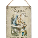 Alice In Wonderland - Magical Solution Dangler Metal Signs