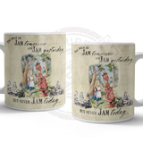 Alice In Wonderland - Never Jam Today Mug Metal Signs