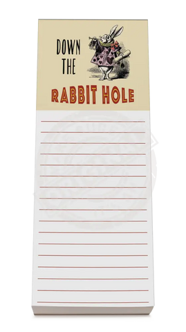 Alice In Wonderland - Rabbit Hole Fridge Magnet Metal Signs