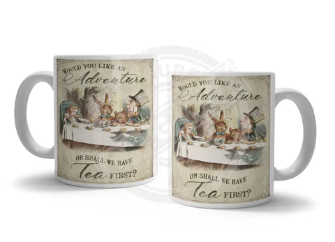 Alice In Wonderland - Shall We Have Tea First Fridge Magnet Metal Signs