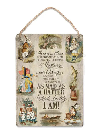 Alice In Wonderland - There Is A Place Fridge Magnet Metal Signs