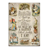 Alice In Wonderland - There Is A Place Fridge Magnet Metal Signs