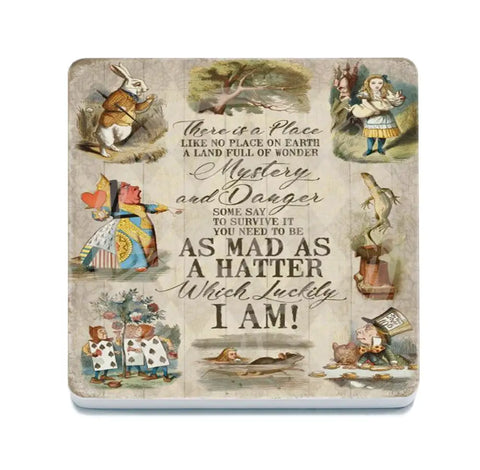 Alice In Wonderland - There Is A Place Fridge Magnet Metal Signs