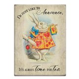 Alice In Wonderland - Time For Tea Fridge Magnet Metal Signs