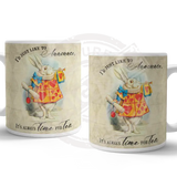 Alice In Wonderland - Time For Tea Mug Metal Signs