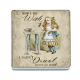 Alice In Wonderland - Wish I Hadn’t Drunk So Much Melamine Coaster Metal Signs