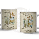 Alice In Wonderland - Wish I Hadn’t Drunk So Much Mug Metal Signs