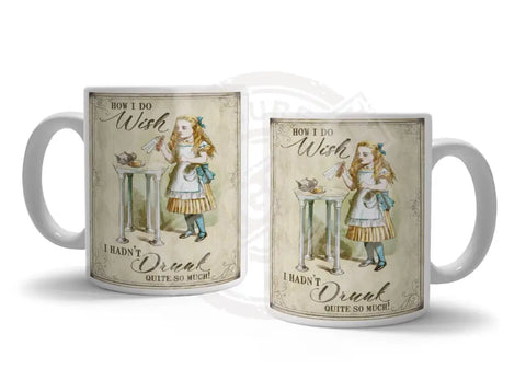 Alice In Wonderland - Wish I Hadn’t Drunk So Much Fridge Magnet Metal Signs