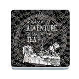 Alice in wonderland adventure or tea first melamine coaster