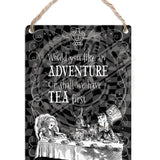 Alice in wonderland adventure or tea first metal dangler