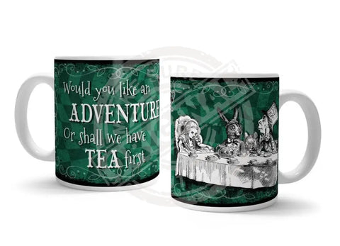 Alice in wonderland Adventure or Tea first fridge magnet